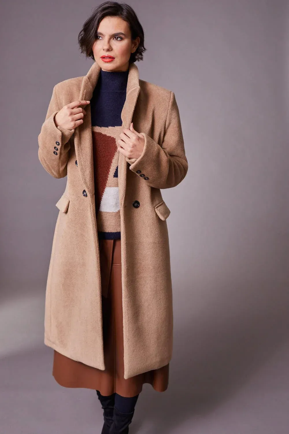 Peruzzi Camel Coat