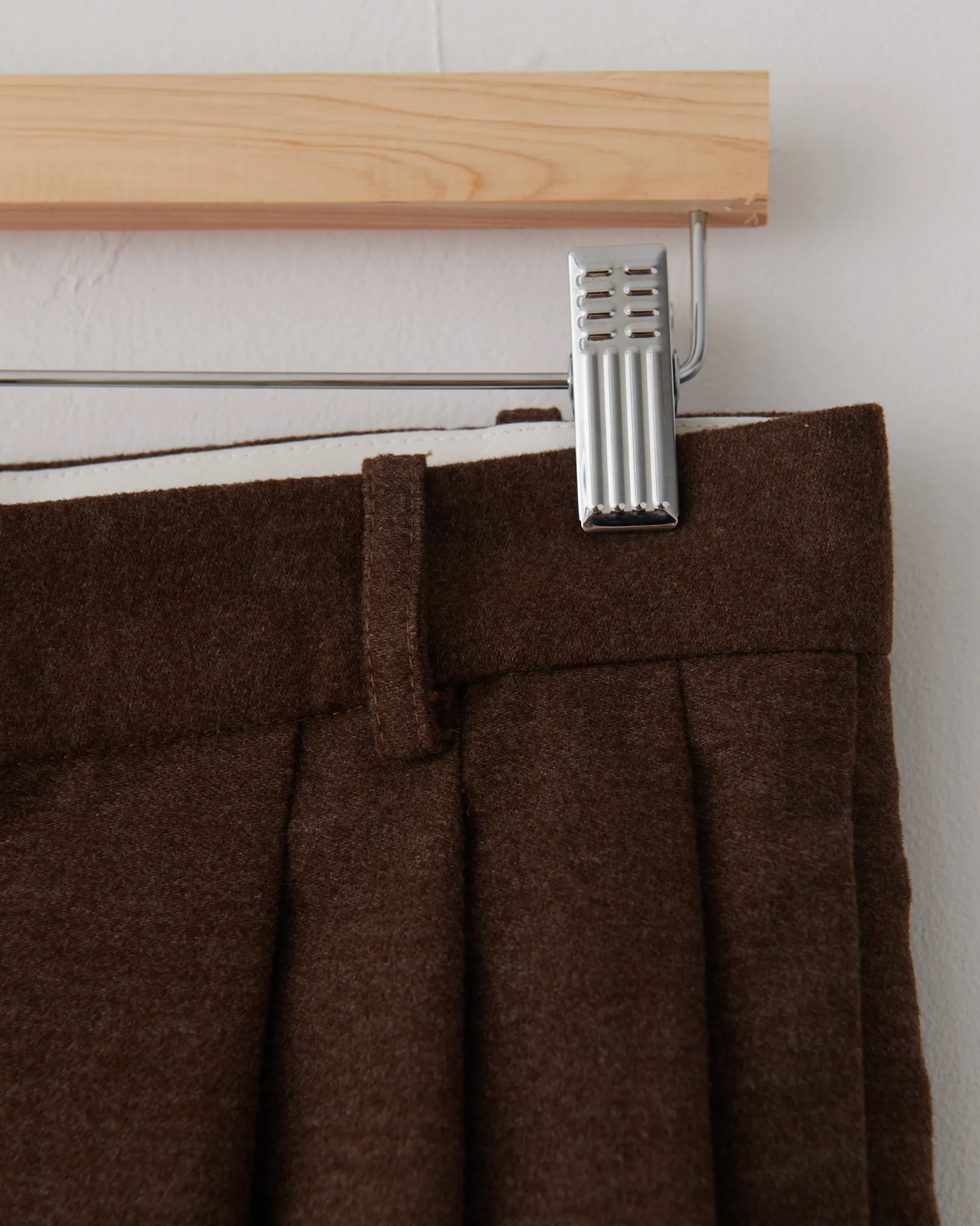 Pleated Pants, Cotton Flannel