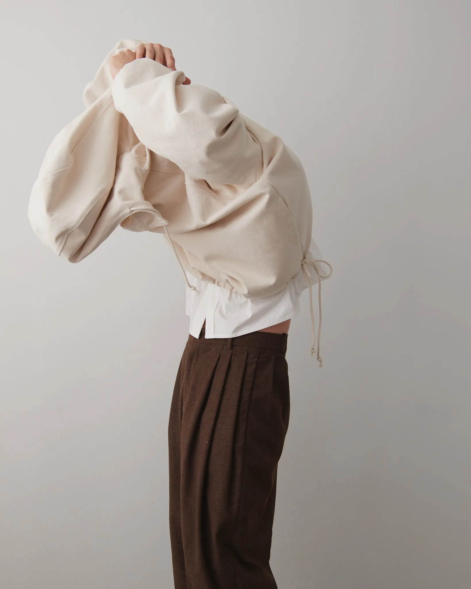 Pleated Pants, Cotton Flannel