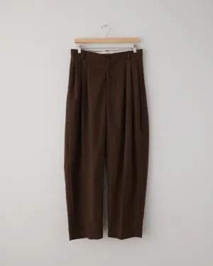 Pleated Pants, Cotton Flannel
