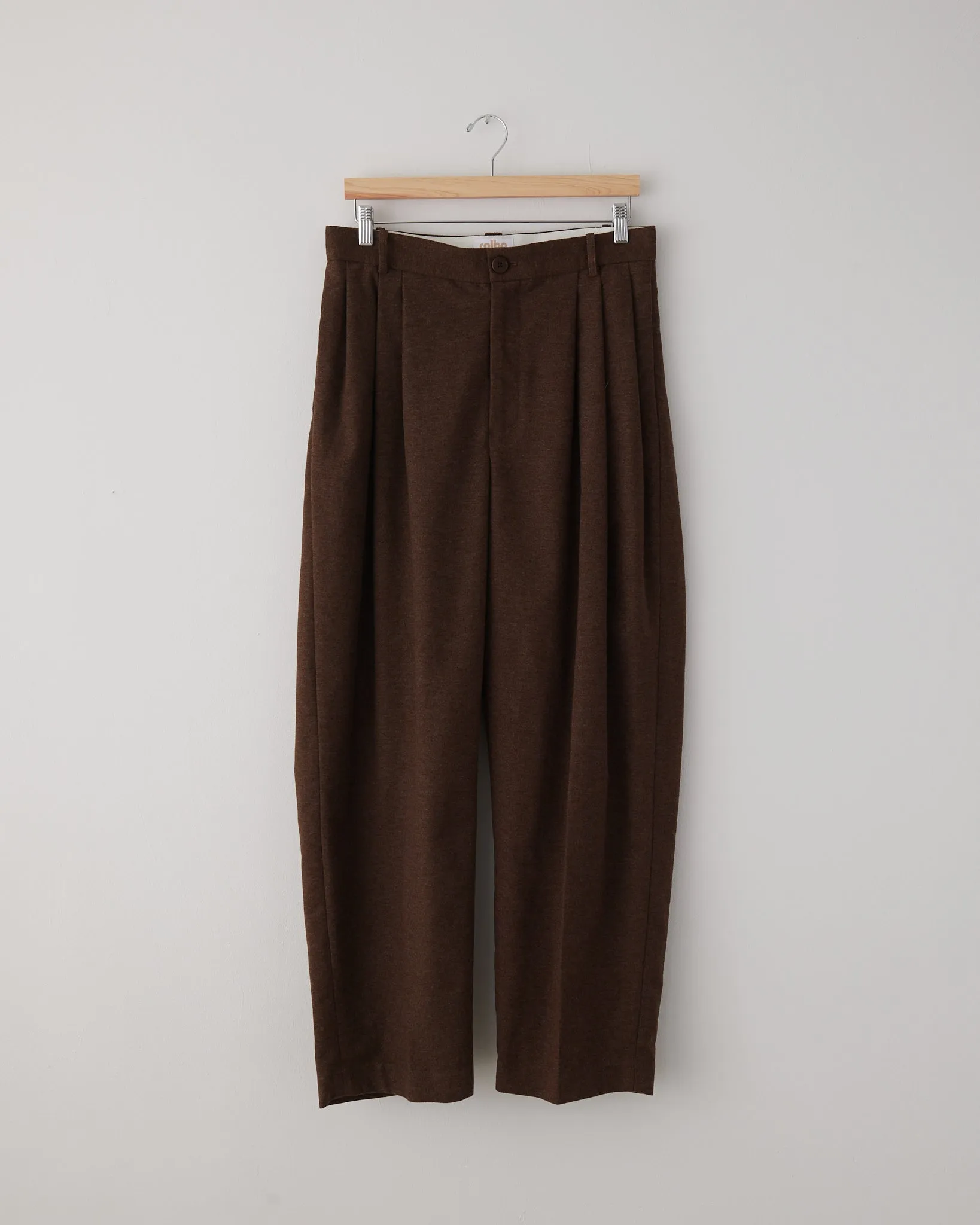 Pleated Pants, Cotton Flannel