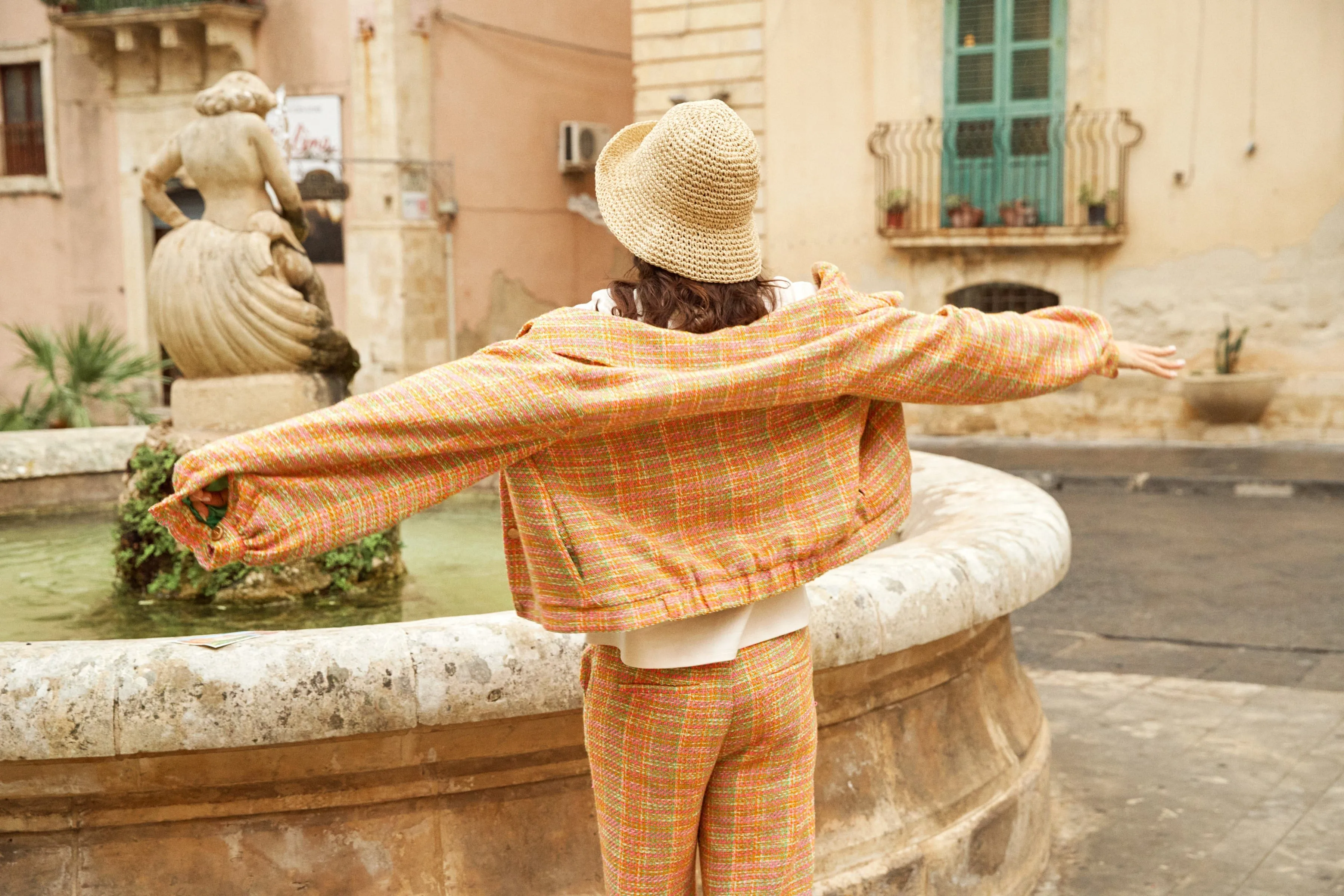 Pom Amsterdam Sunset Tweed Jacket