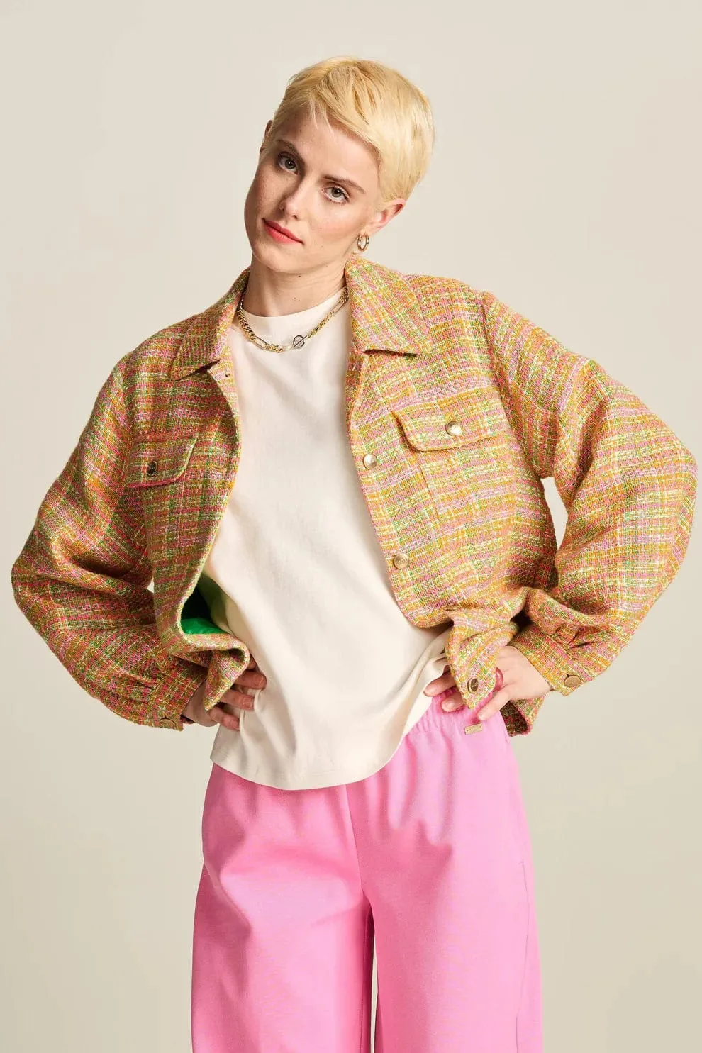 Pom Amsterdam Sunset Tweed Jacket