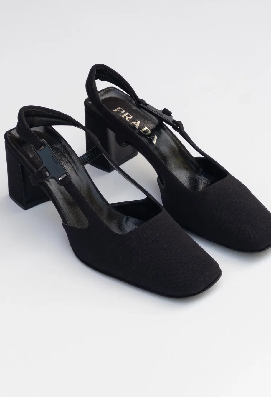 Prada Vintage Technical Slingback Heels