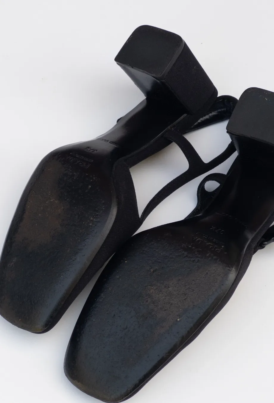 Prada Vintage Technical Slingback Heels