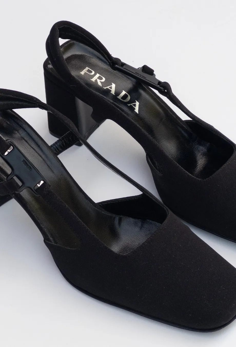 Prada Vintage Technical Slingback Heels