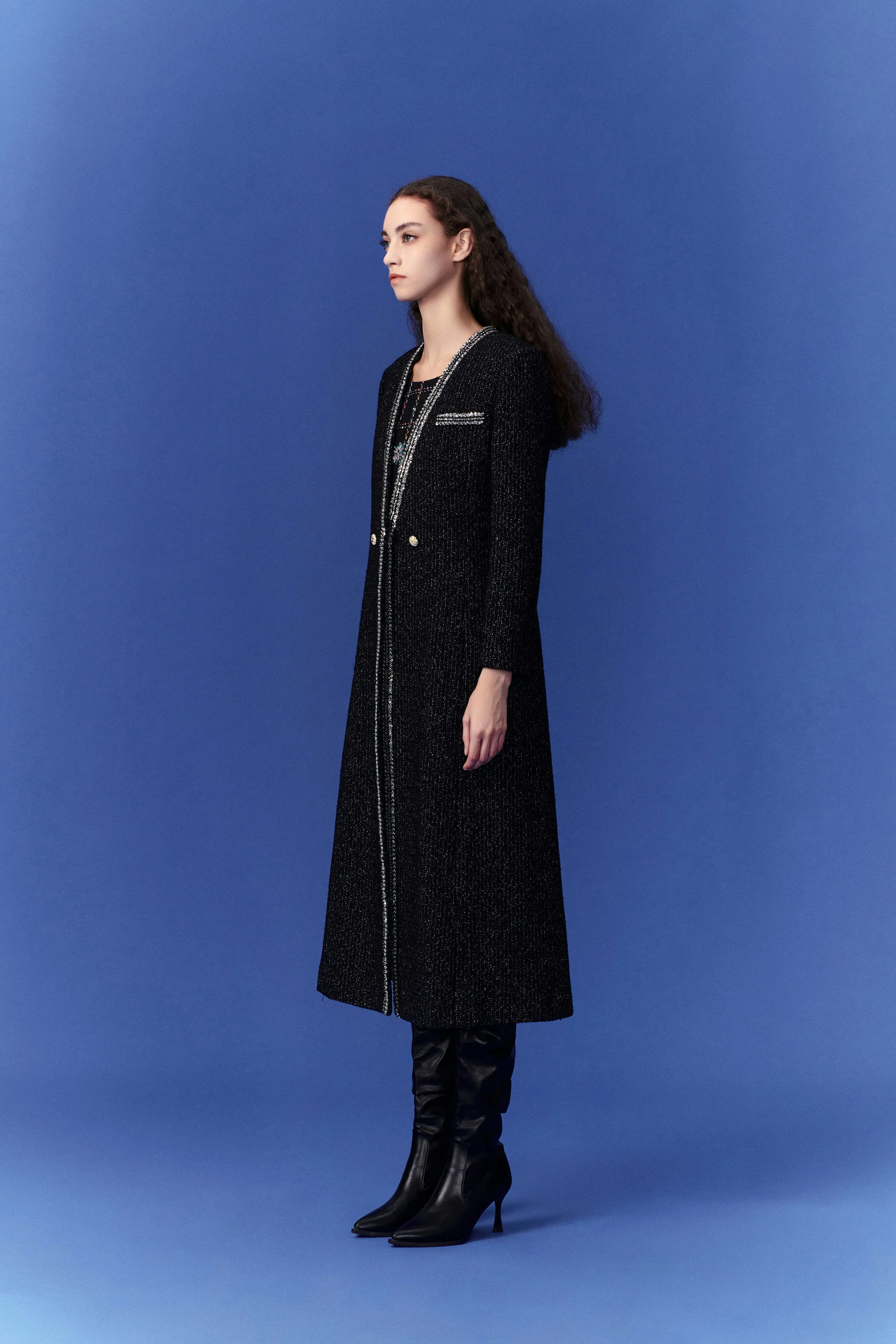 Prestige Double-breasted Maxi Coat