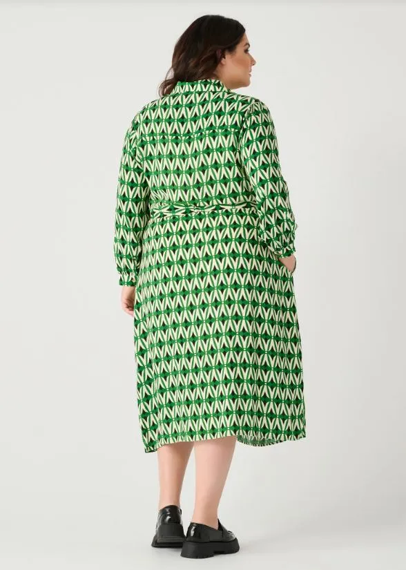 Printed Shirtdress