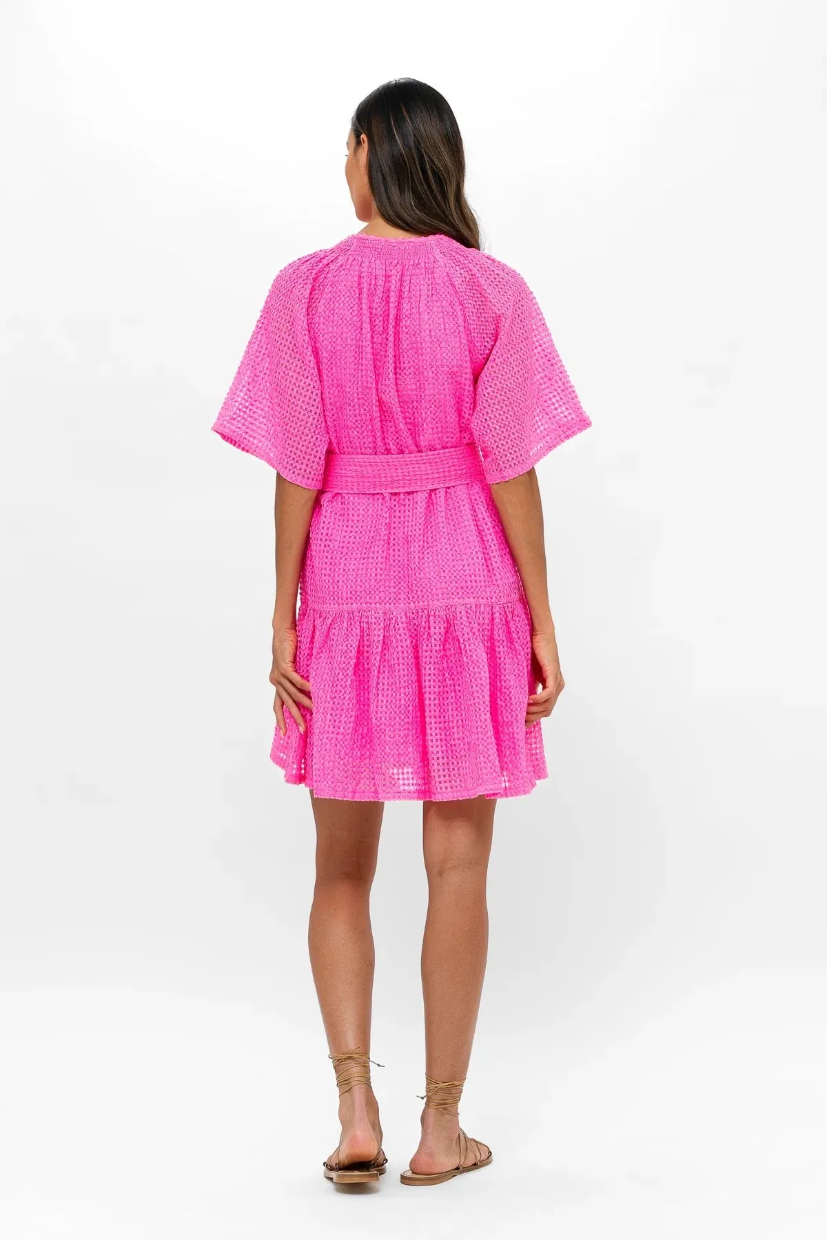 Raglan Belted Mini dress