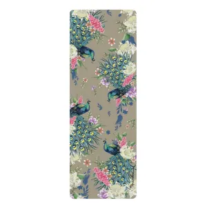 Regal Peacock Rubber Yoga Mat