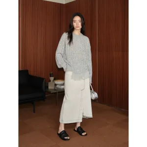 Retro Fringe Knit Sweater