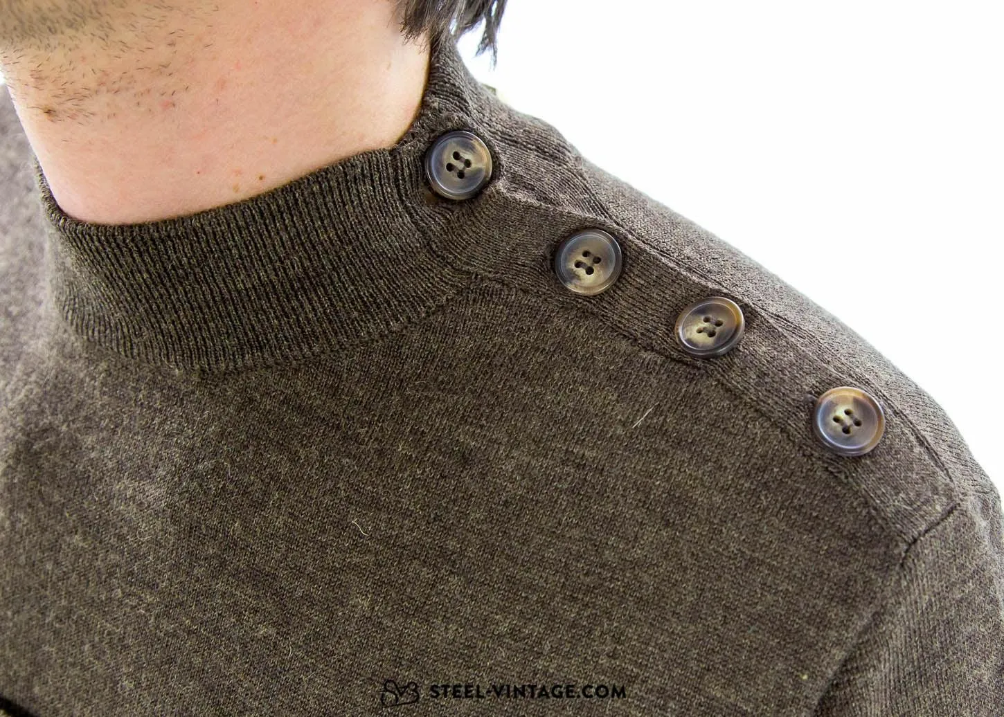 Retro Woolen Sweater Brown/Pink