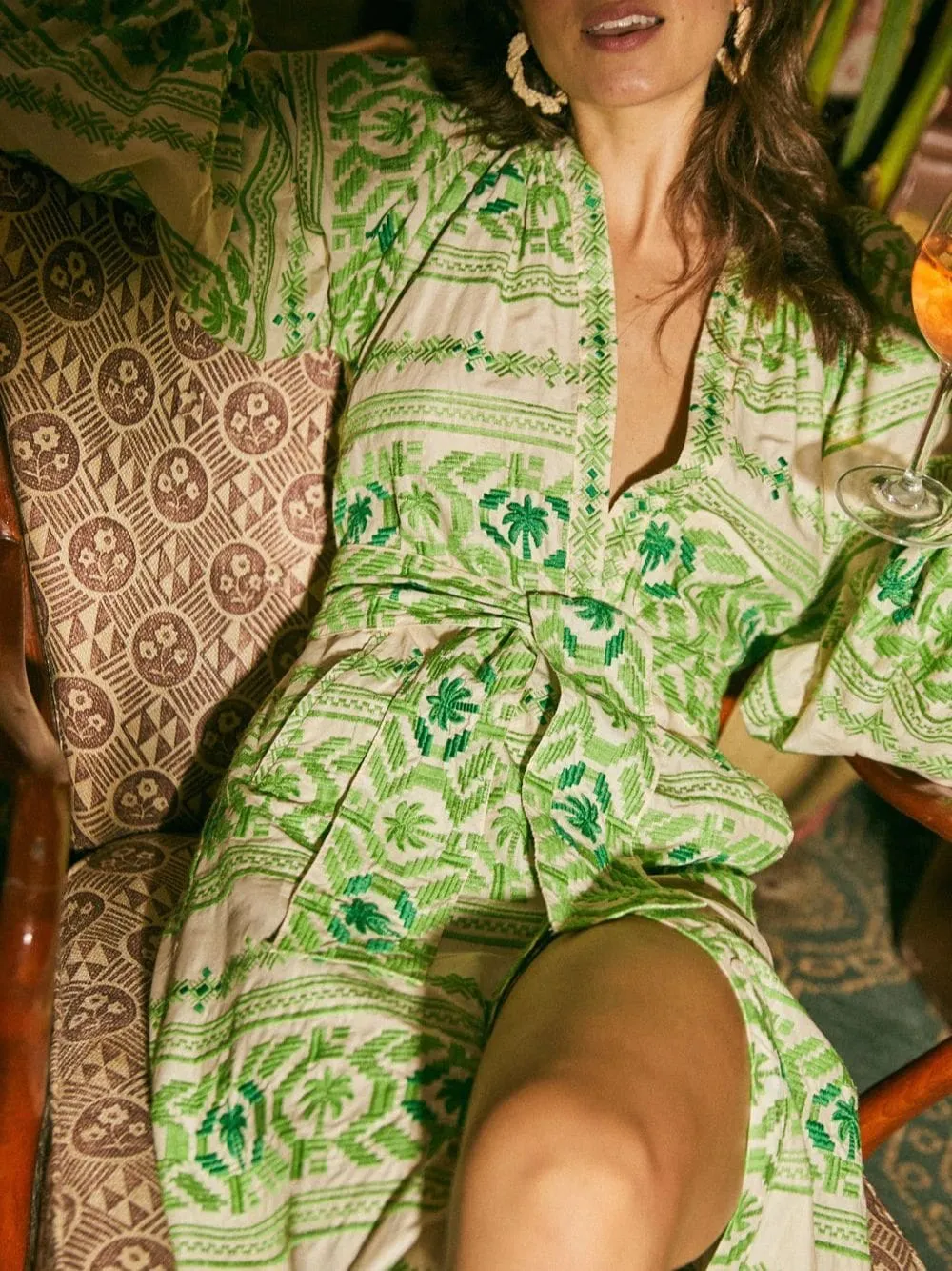 Rimarima Cotton Midi Dress
