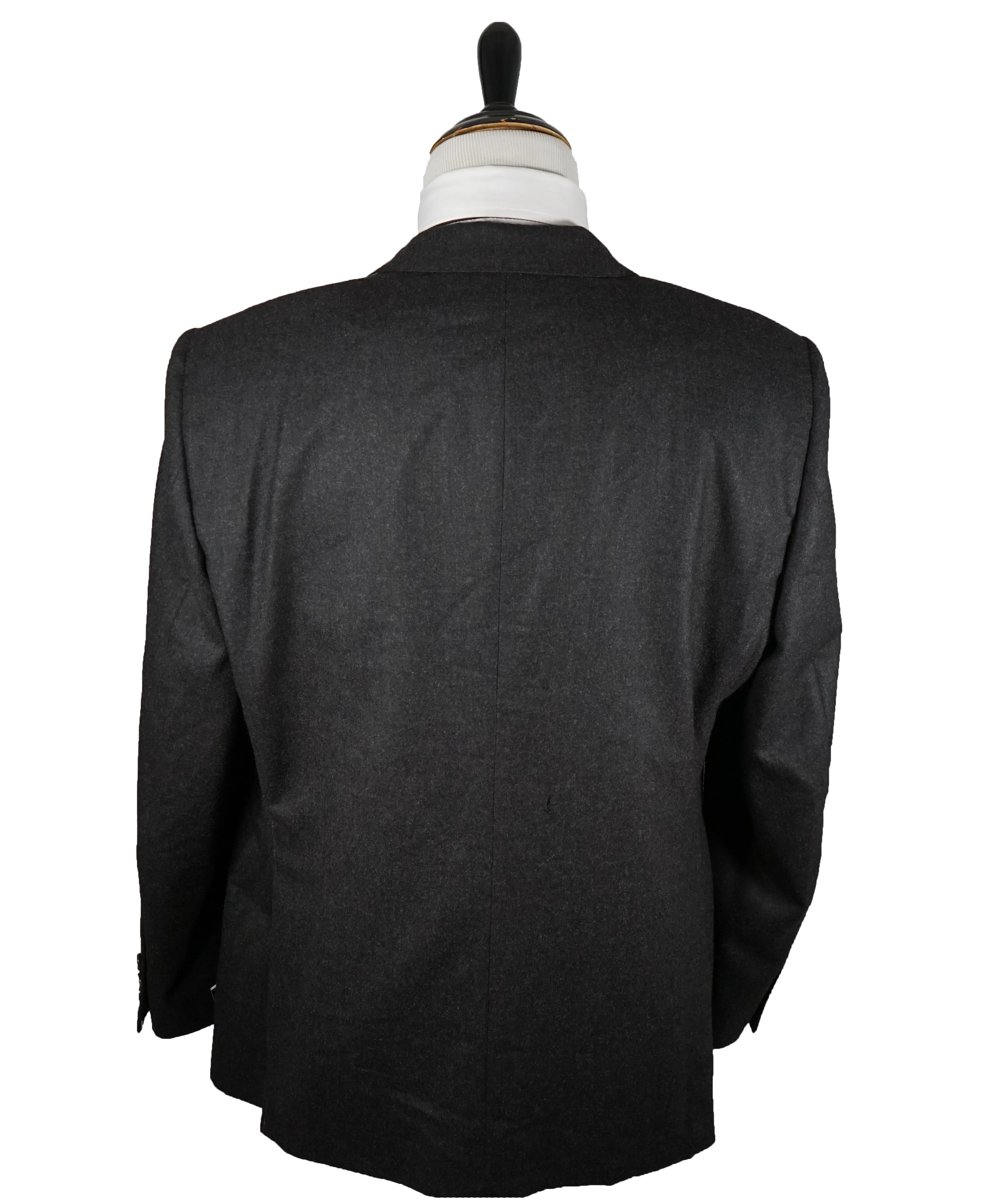 SAMUELSOHN / LORO PIANA FABRIC- Gray Flannel Wool Suit - 46R