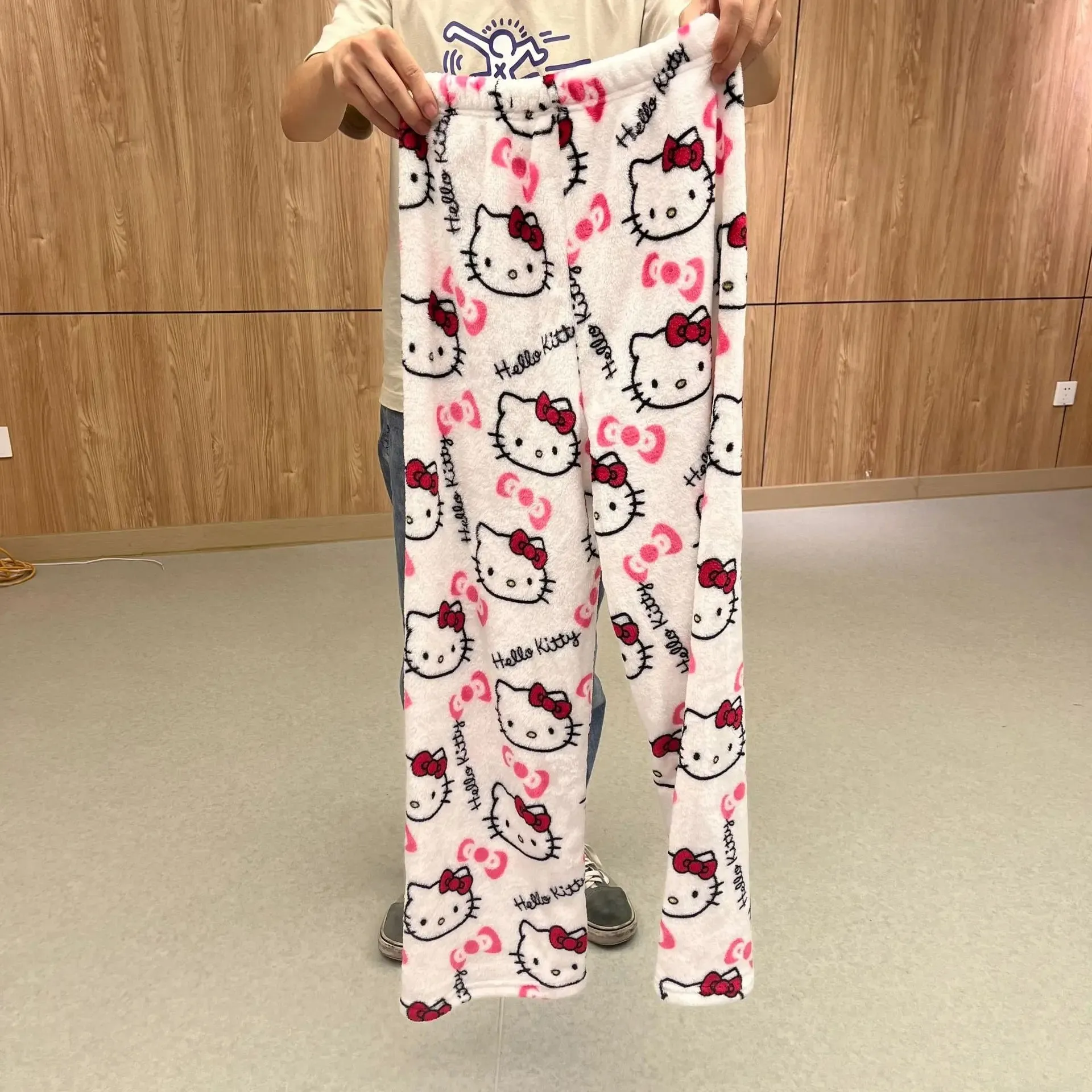 Sanrio Hello Kitty Pajamas | Kawaii Casual Home Pants