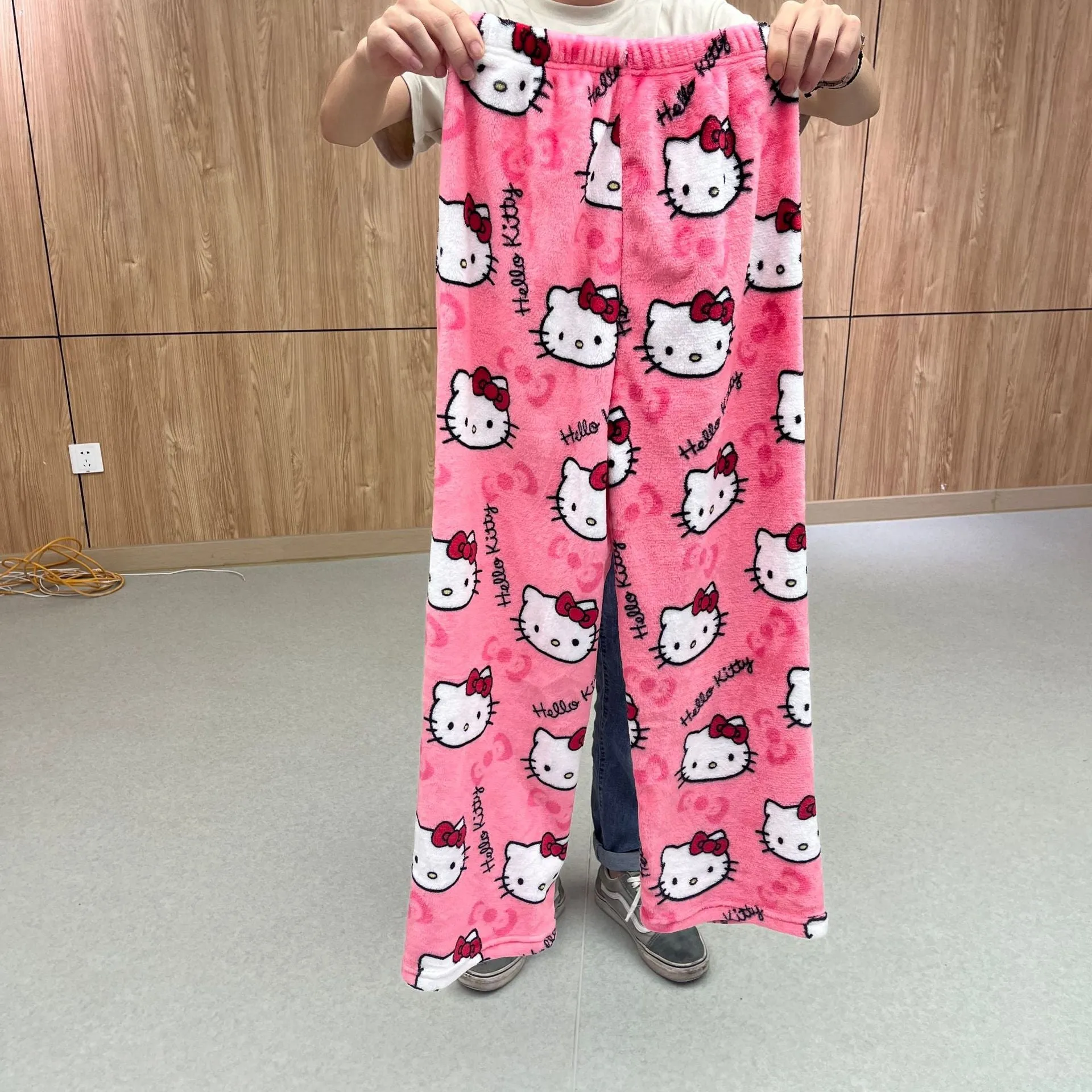 Sanrio Hello Kitty Pajamas | Kawaii Casual Home Pants