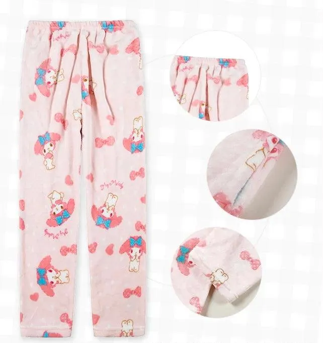Sanrio Pastel Fluffy Pyjama Pants