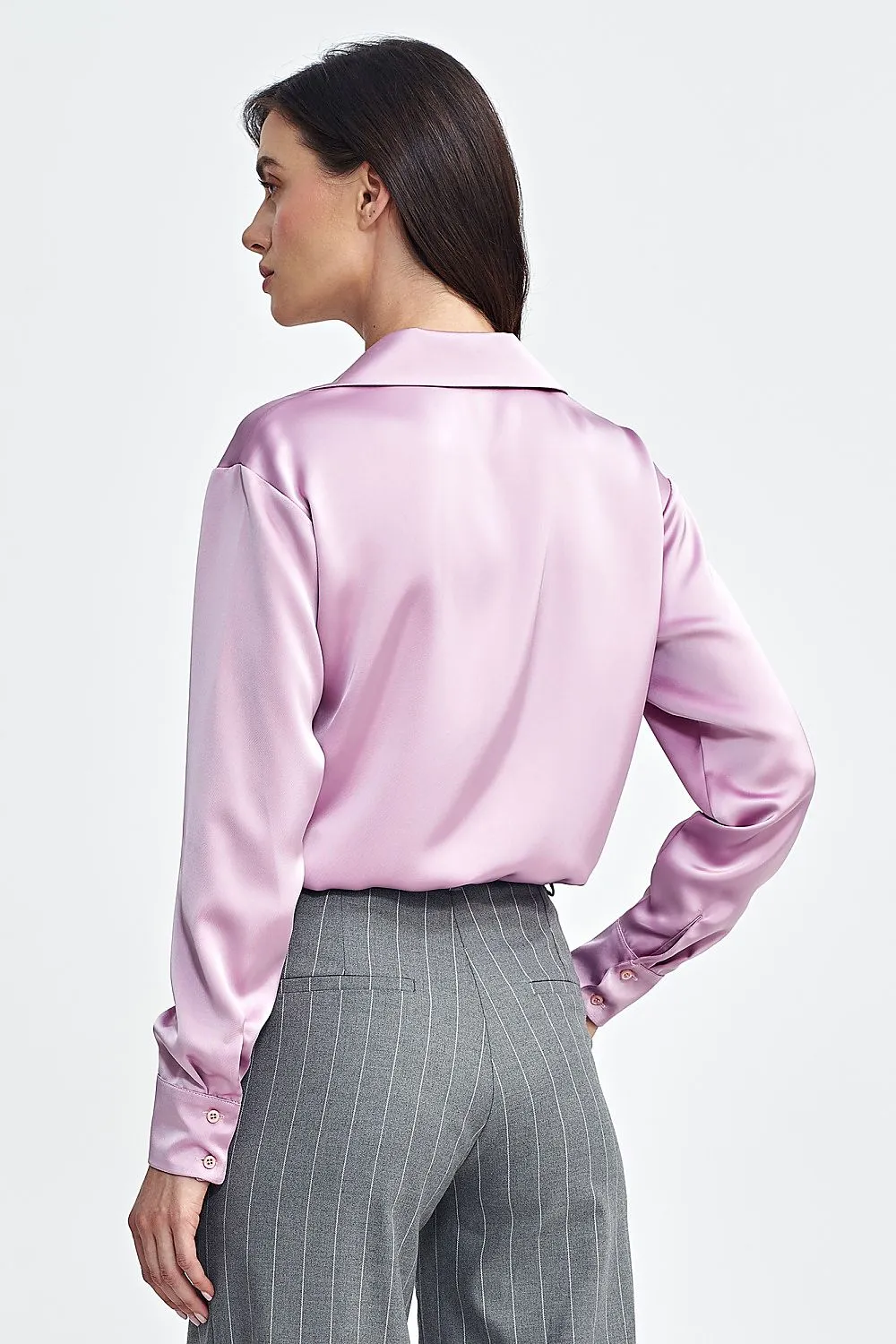 Satin Bodysuit with Classic Cut