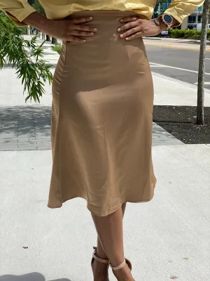 Satin skirt 3