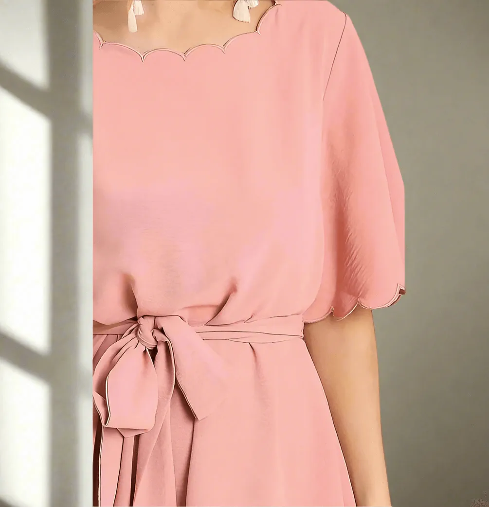 SCALLOP CHARM DRESS