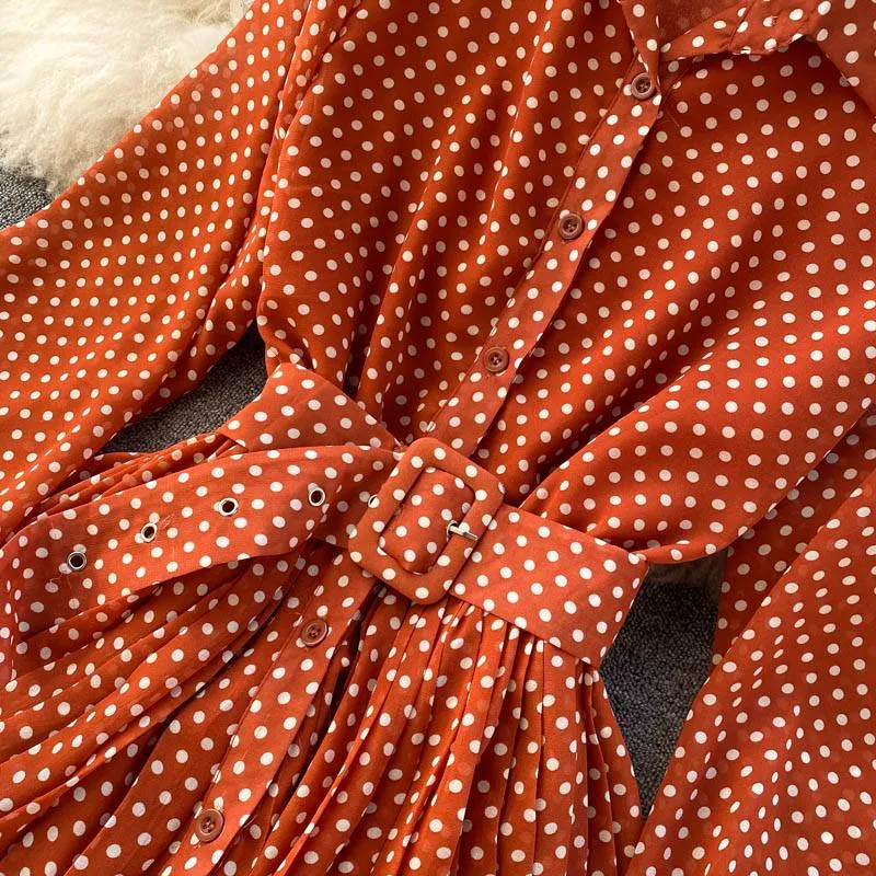 Serilda - Trendy Dotted Pattern Woman's Spring Dress