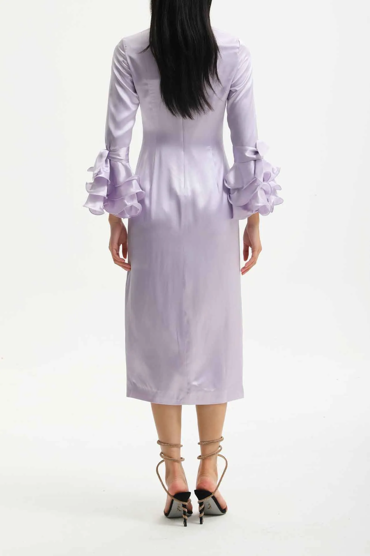 SILK CHEONGSAM DRESS