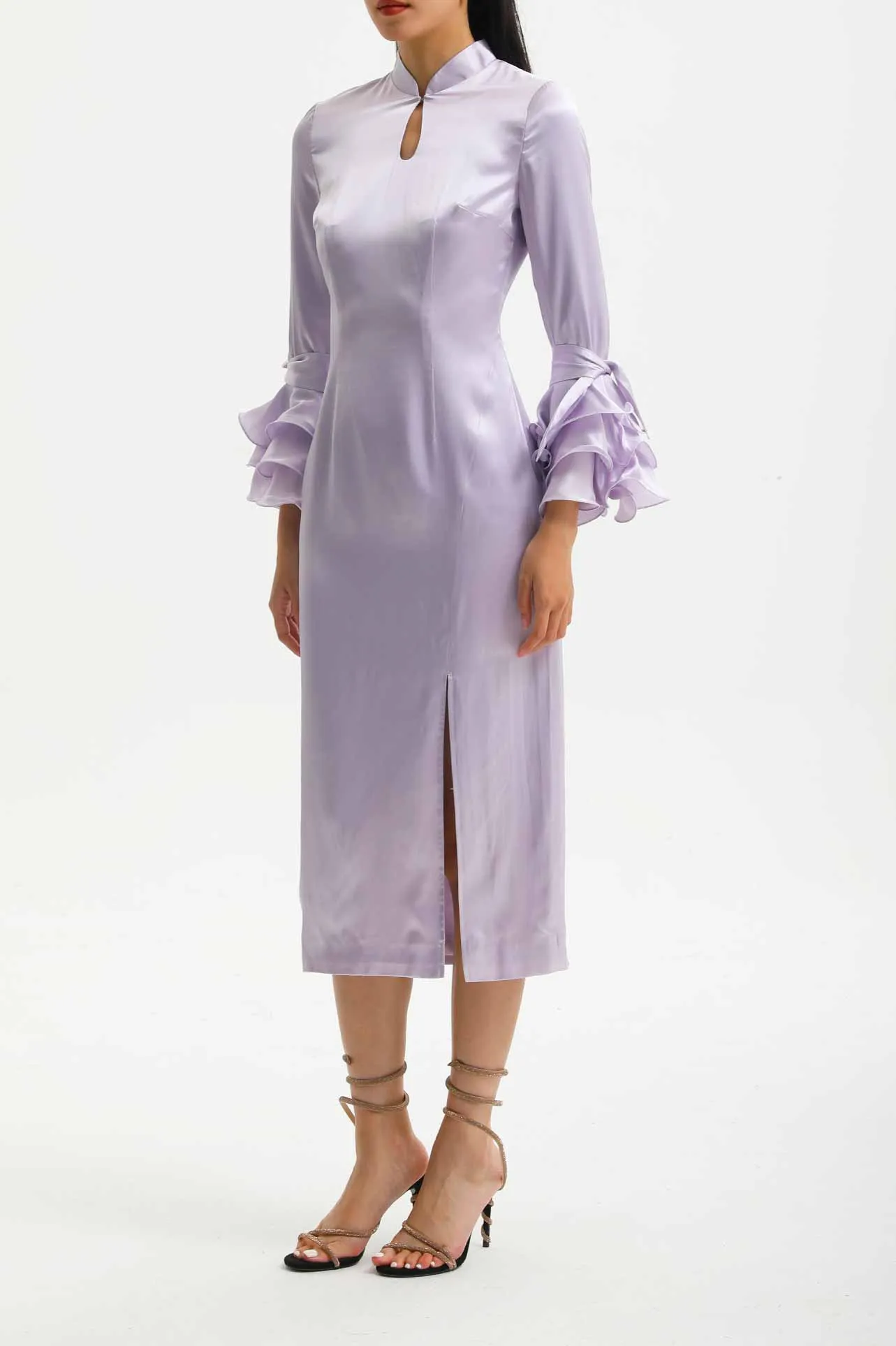SILK CHEONGSAM DRESS