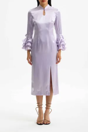 SILK CHEONGSAM DRESS