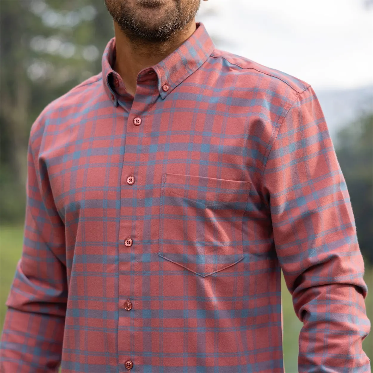 SinPlaid – BorlandFlex™ Long Sleeve Flannel