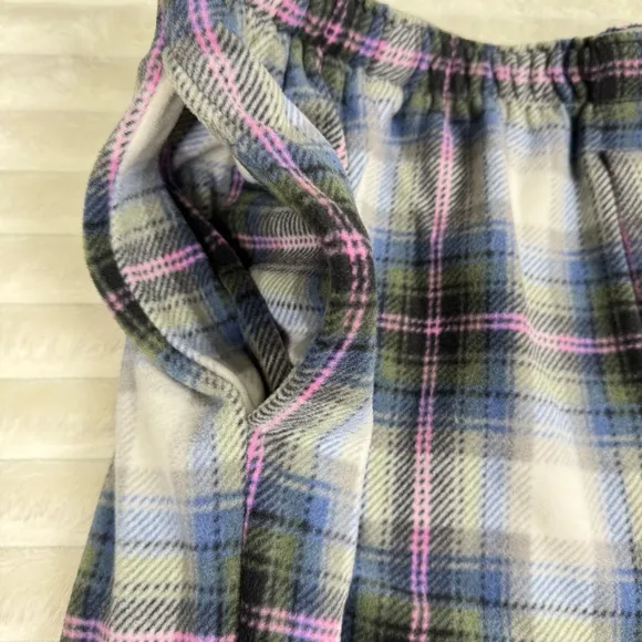 SKIMS  Unisex Fleece  Flannel Sleep pants in Multiplaid XL NWOT