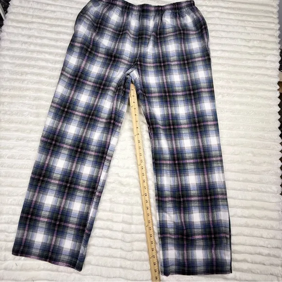 SKIMS  Unisex Fleece  Flannel Sleep pants in Multiplaid XL NWOT