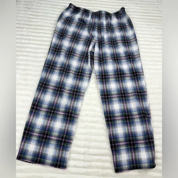 SKIMS  Unisex Fleece  Flannel Sleep pants in Multiplaid XL NWOT