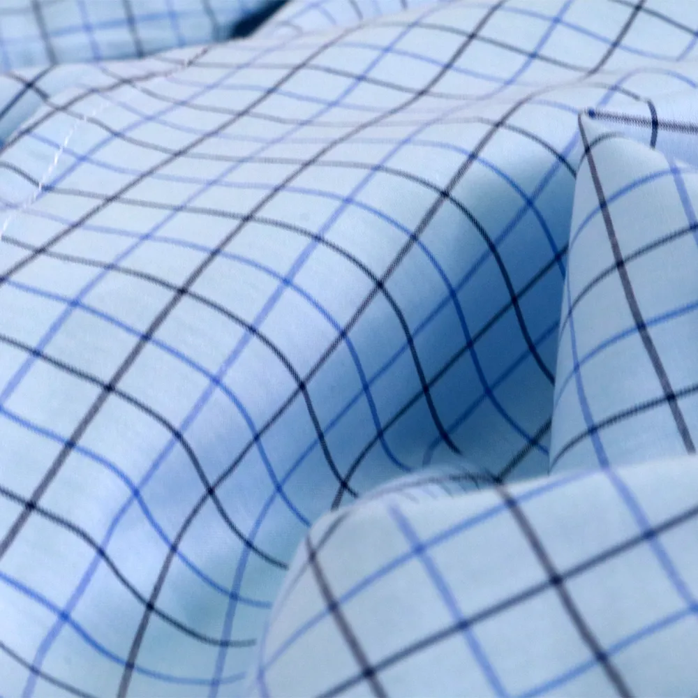 Sky Blue Tattersall Men's Shirt