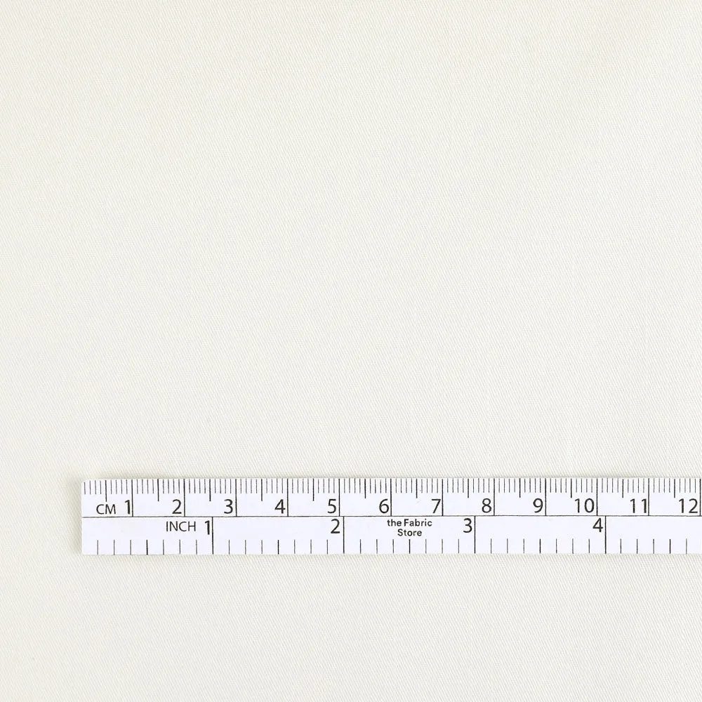 Slubby Cotton Twill - Cream