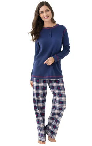 Snowfall Plaid Flannel Pajamas