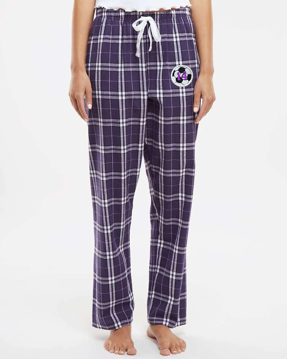 Soccer Personalized Flannel Pants-26 Colors Available