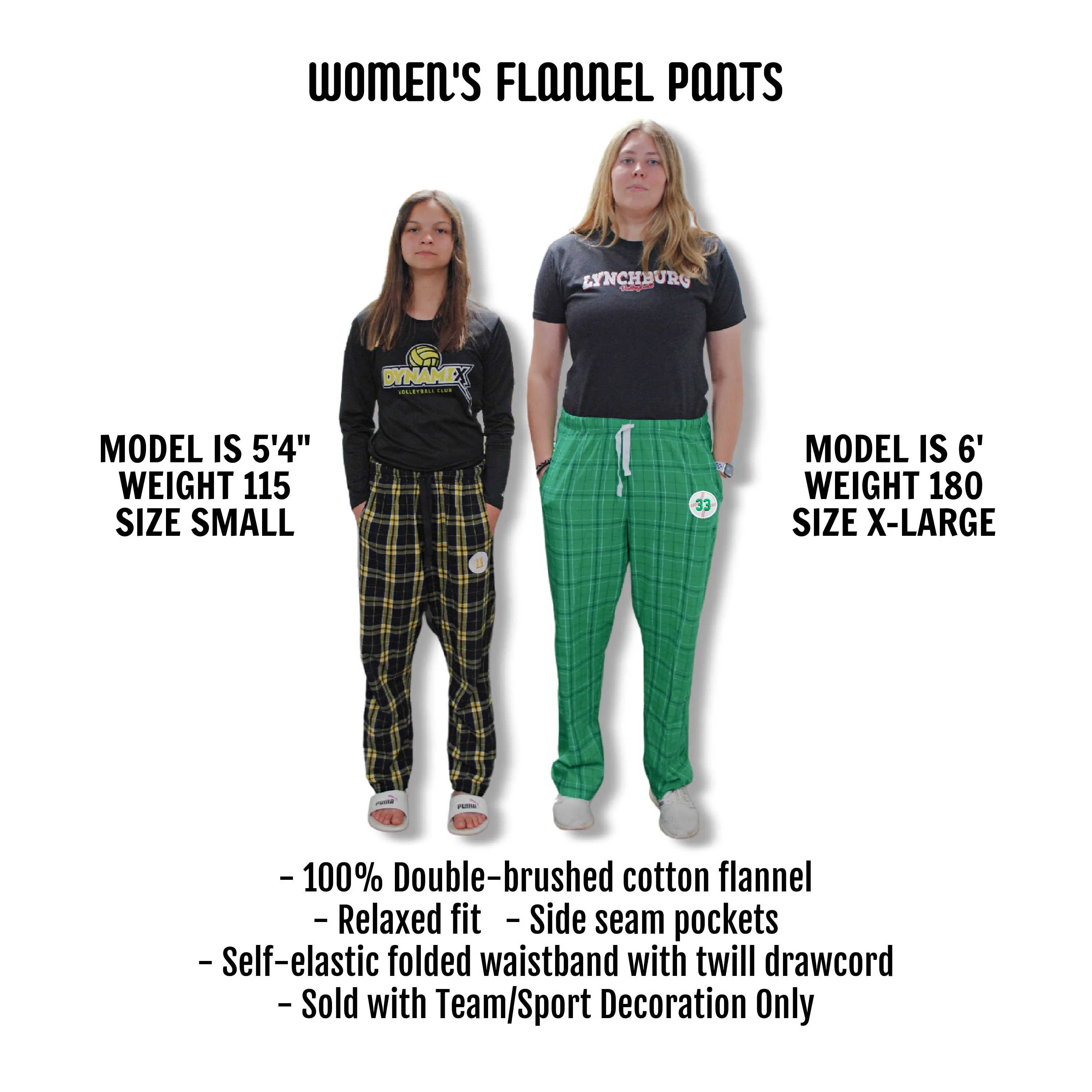 Soccer Personalized Flannel Pants-26 Colors Available