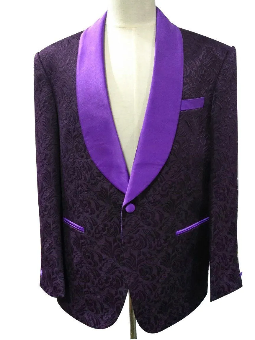Sootz Barney Floral Tuxedo Jacket