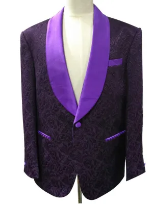 Sootz Barney Floral Tuxedo Jacket
