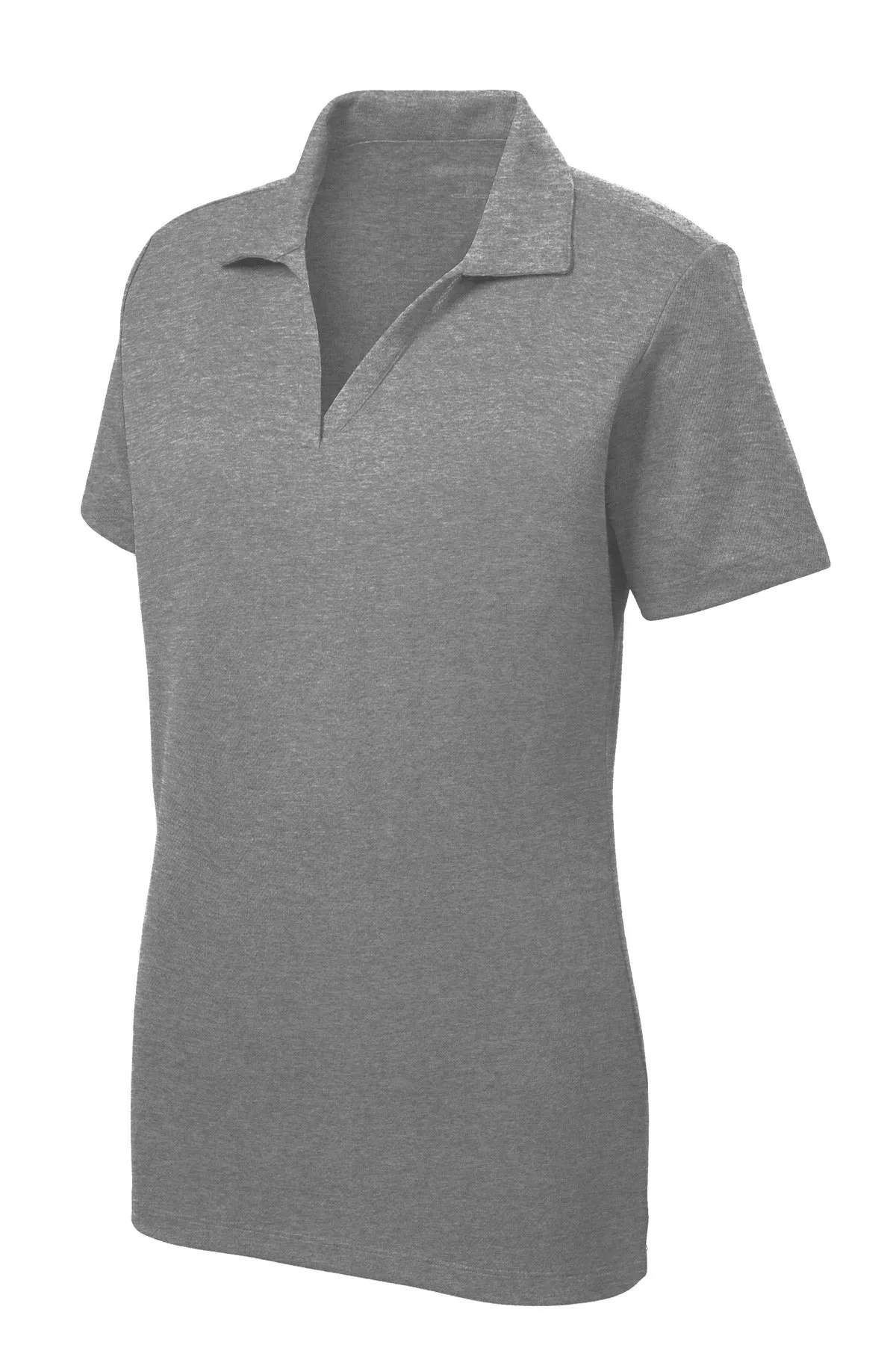Sport-Tek Women's PosiCharge RacerMesh Polo. LST640 Grey Heather
