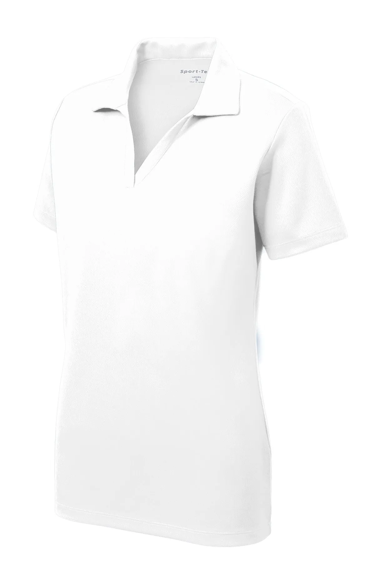 Sport-Tek Women's PosiCharge RacerMesh Polo. LST640 White