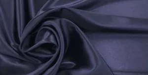 Stretch Satin Navy