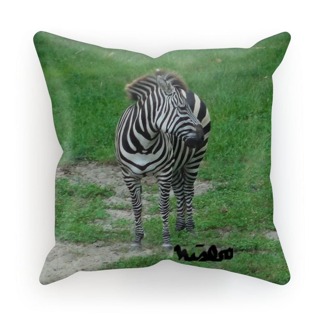 Sublimation Cushion/Throw Pillow Cover - Zoey the Zebra Collection