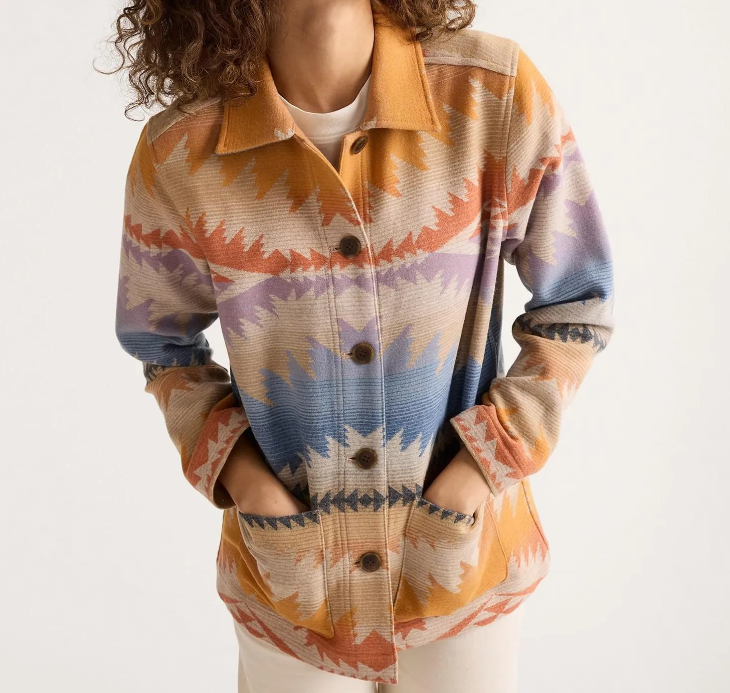 Sunset Pass Jacquard Coat