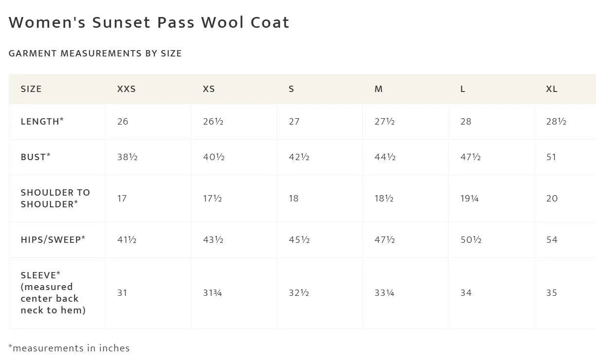 Sunset Pass Jacquard Coat
