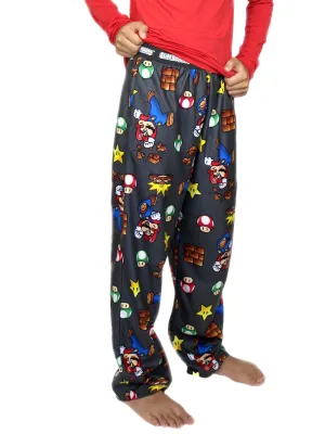 Super Mario Flannel Pajama Pants