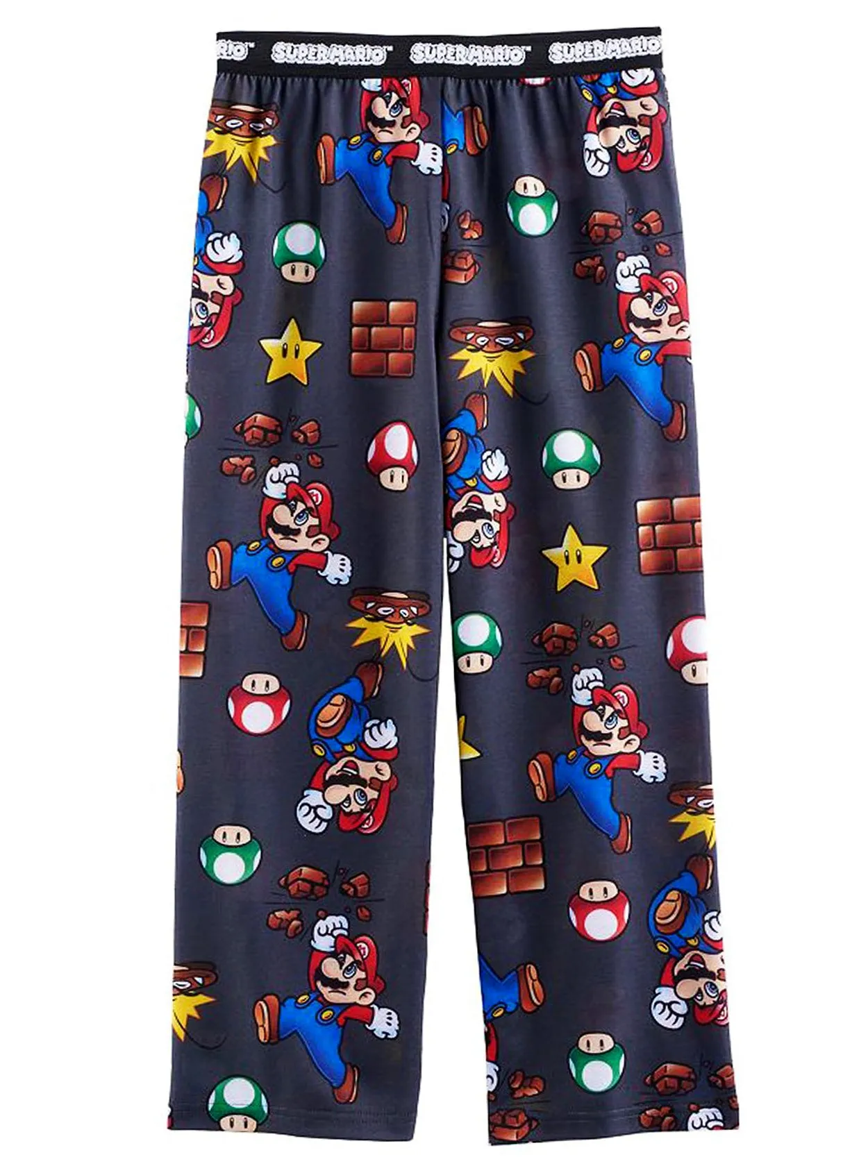 Super Mario Flannel Pajama Pants