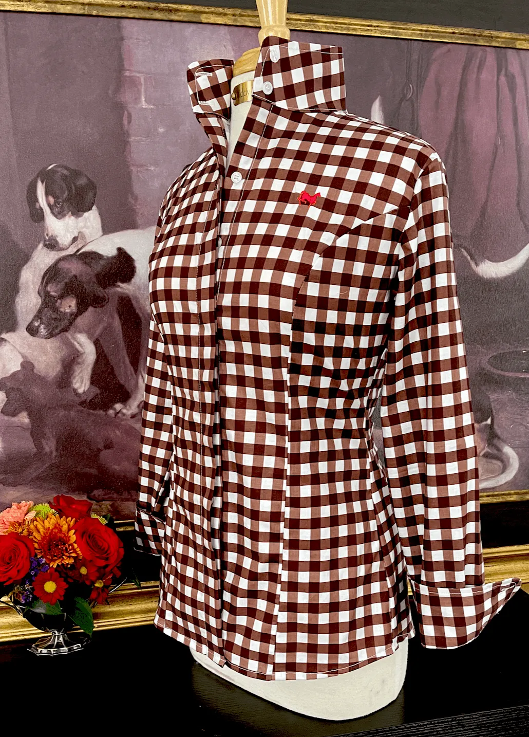SWEET MELISSA IN CHOCOLATE GINGHAM