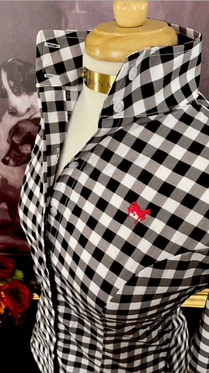 SWEET MELISSA IN ONYX GINGHAM