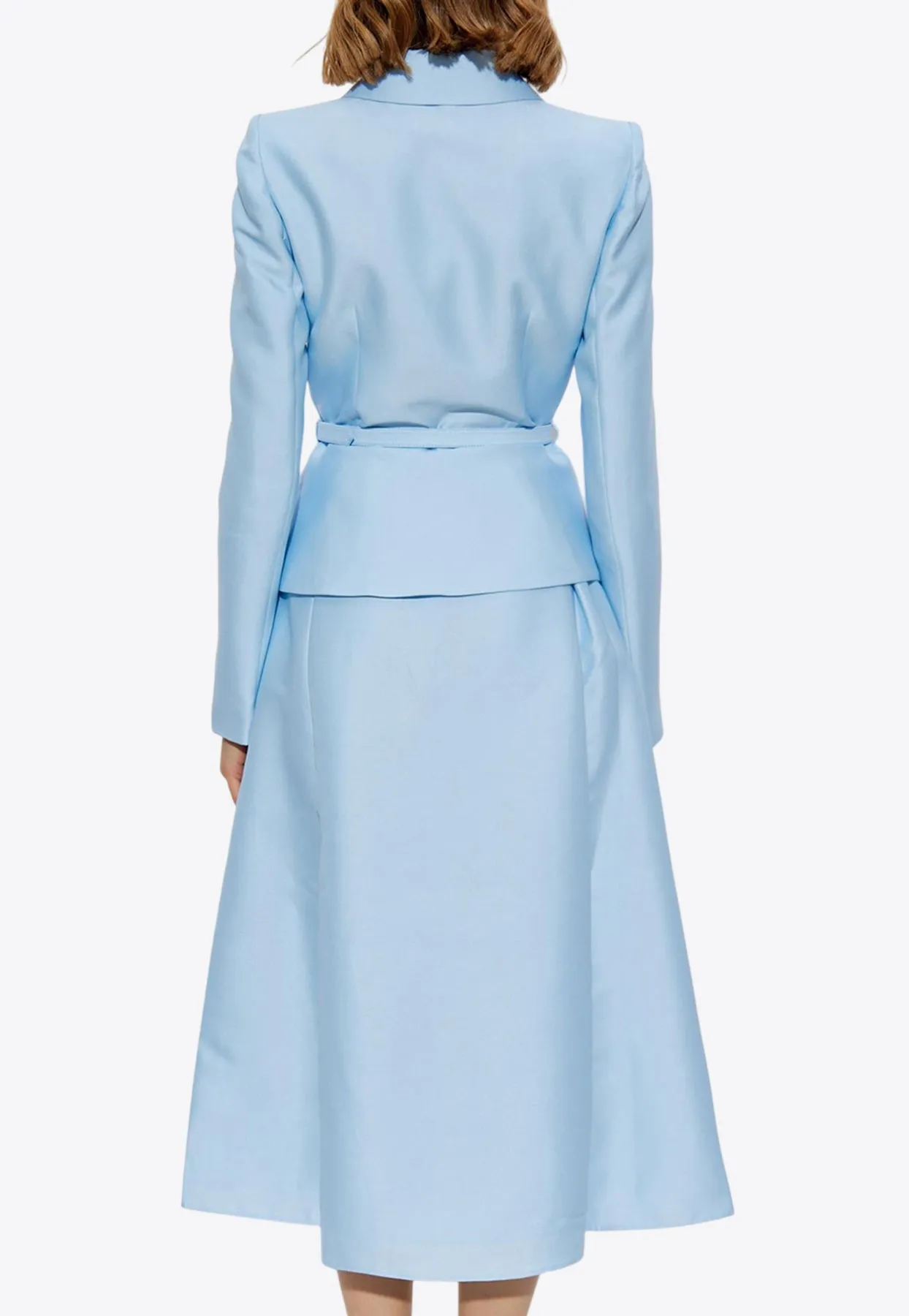 Taffeta Tailored Midi Dress